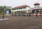 Personel Kodim 0625/Pangandaran Jaga Kebugaran dengan Senam Pagi dan Pembersihan Pangkalan